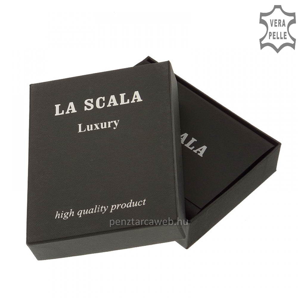 La Scala bőr férfi pénztárca fekete ORD09/T - Image 4