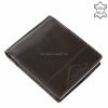 A slim pénztárcát kedvelőinek ajánljuk ezt a fekete színben gyártott  minőségi valódi bőr férfi pénztárca modellt, melyet díszdobozban küldünk.