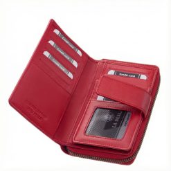 Alternative view of La Scala női pénztárca valódi bőrből RFID védelemmel TGN443 piros
