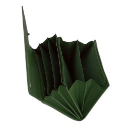 La Scala márkás, igazi bőr, női nagy méretű zöld színű pénztárca modell, minőségi díszdobozba csomagolva, RFID védelemmel ellátva.
