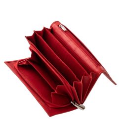 Nagy méretű, sokoldalú női pénztárca, melynek anyaga valódi bőr, igazán puha és minőségi tapintással, RFID védelemmel, díszdobozban.