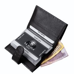 Elegáns és divatos megjelenésű, fényes felületű, croco mintás női bőr kártyatartó, mely prémium minőségű, 100% valódi bőrből készült.