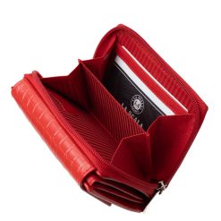 A La Scala prémium kategóriás, valódi bőrből készült divatos croco mintás női pénztárca modellje minőségi és mutatós darab, díszdobozos csomagolásban.