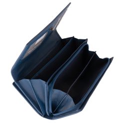 Ez a nagy méretű, elegáns valódi bőr női pénztárca tökéletes választás mindazok számára, akik a praktikum mellett az eleganciát is előtérbe helyezik.